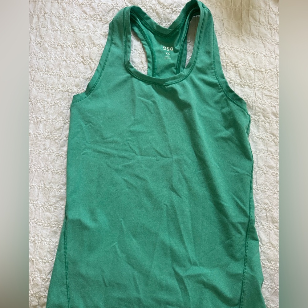 DSG Women's Green Tank Top size xs